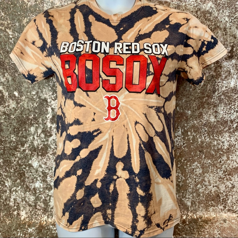 Boston Red Sox Custom Bleach Tee